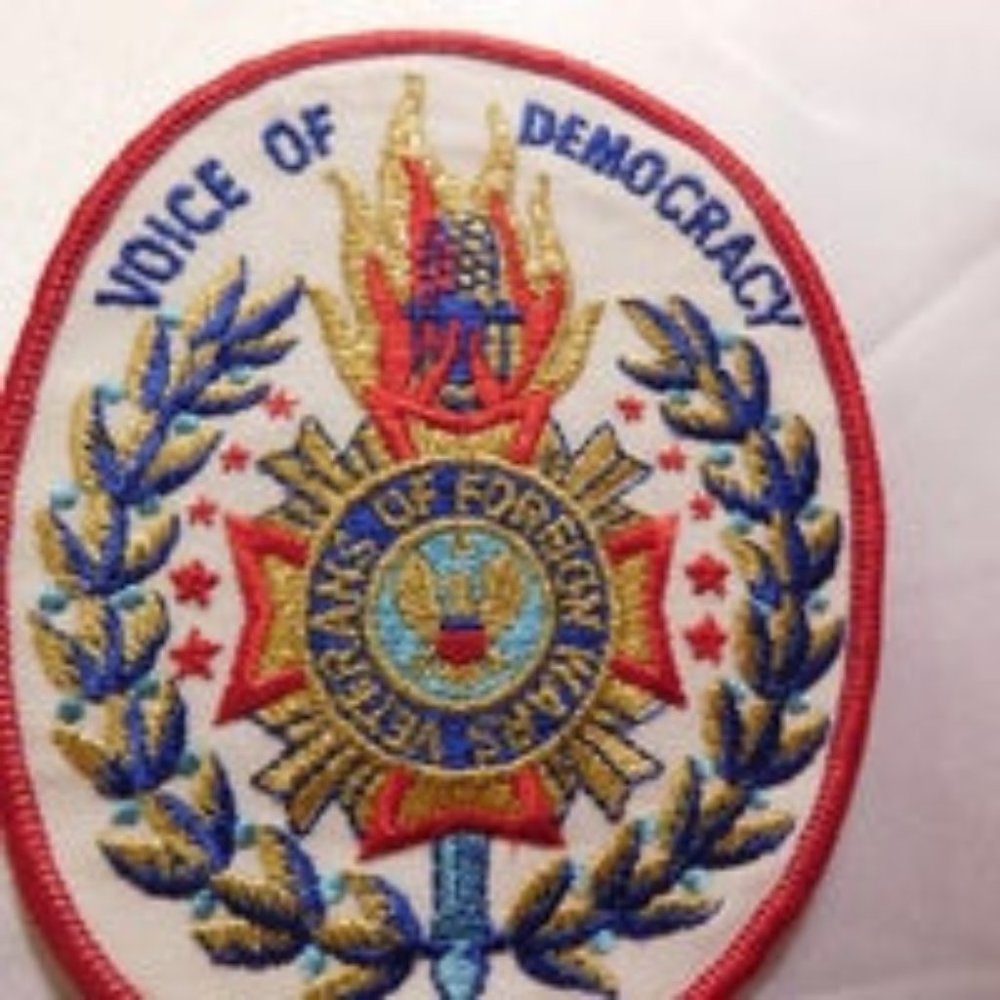 VOICE OF DEMOCRACY PATCH VETERANS OF FOREIGN AFFAIRS